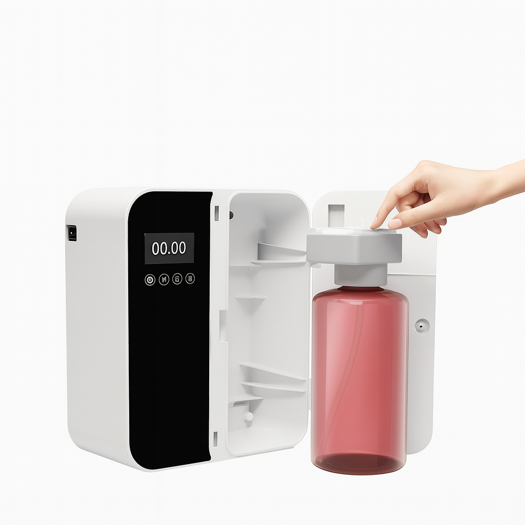 UV HOME Smart Aroma Diffuser – 500ml Essential Oil Nebulizer with Side Door Design