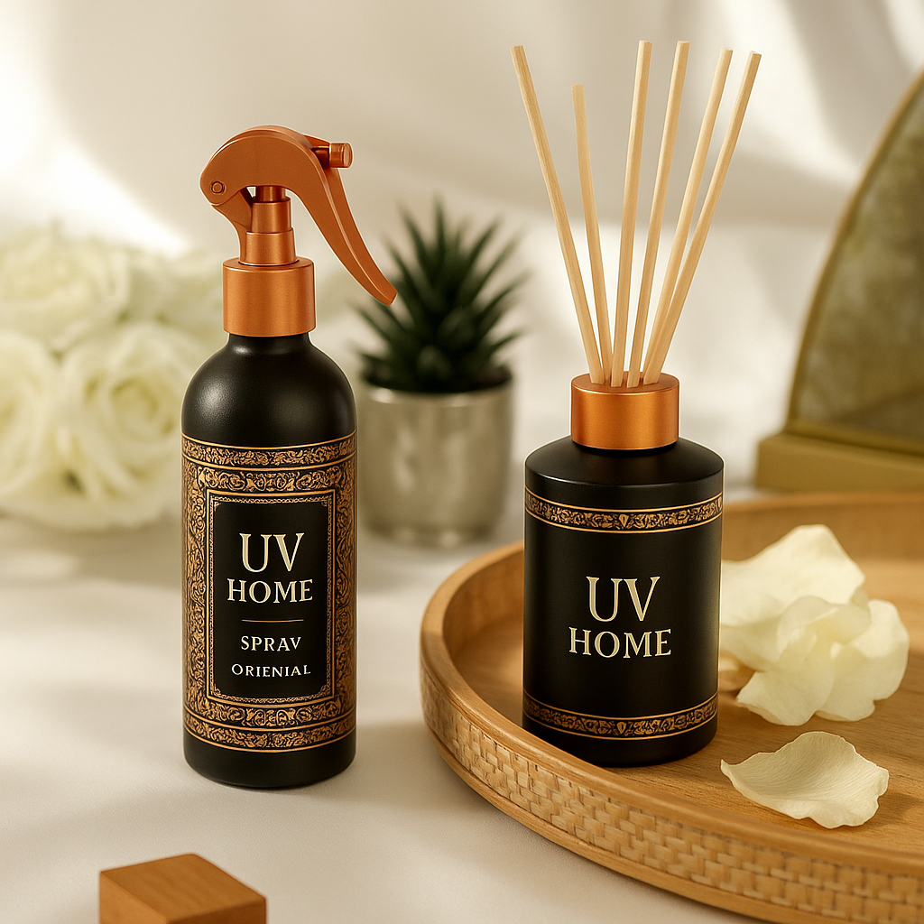 UV HOME Luxury Room Spray & Reed Diffuser Set
