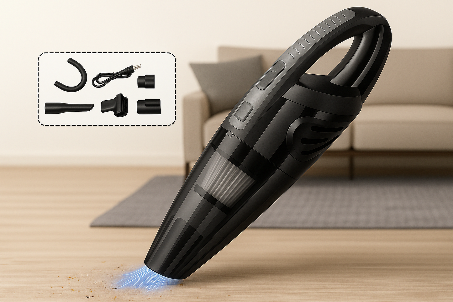 UV HOME Portable Cordless Vacuum Cleaner