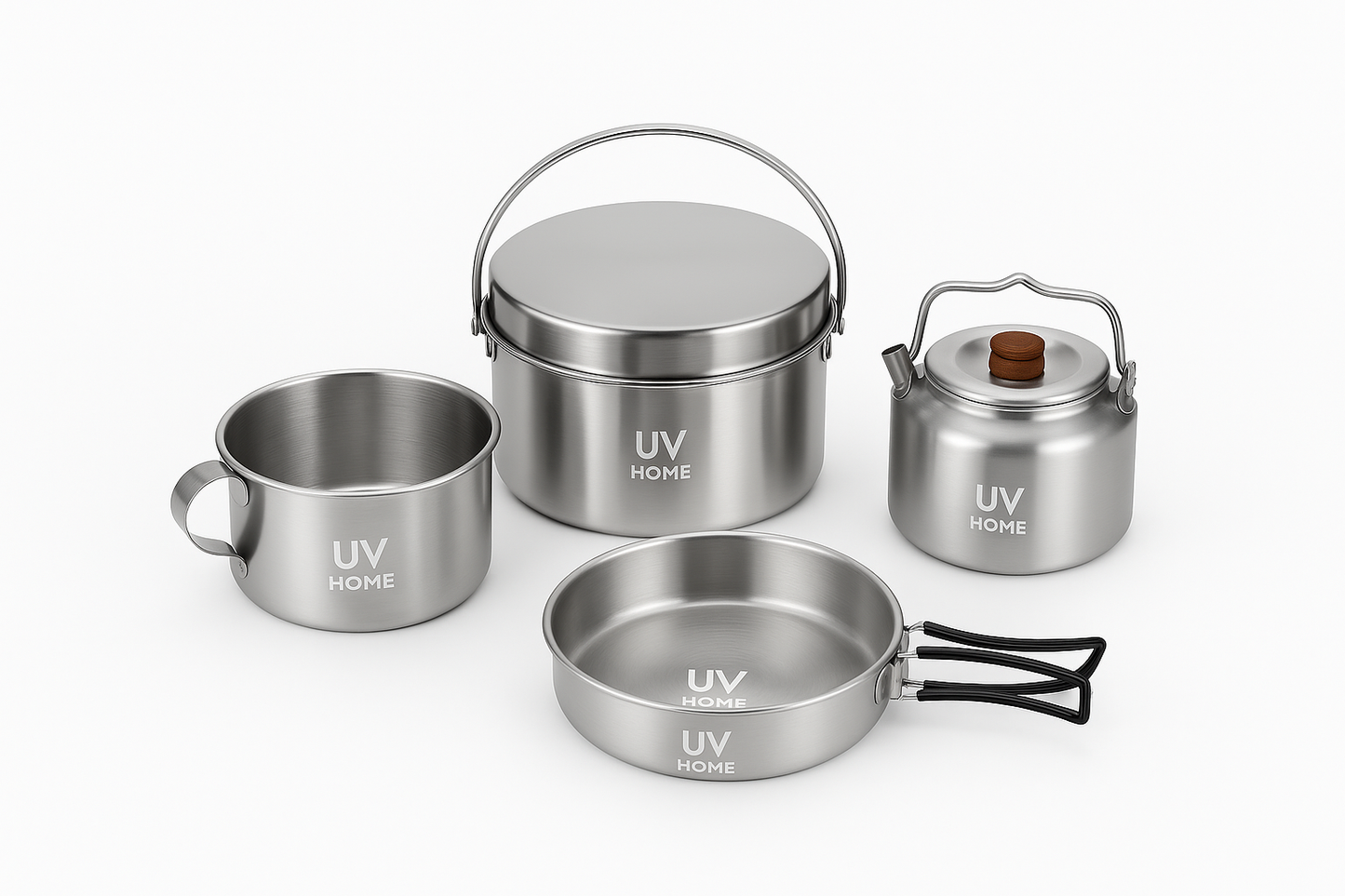 UV HOME Naturehike Stainless Steel Cookware Set