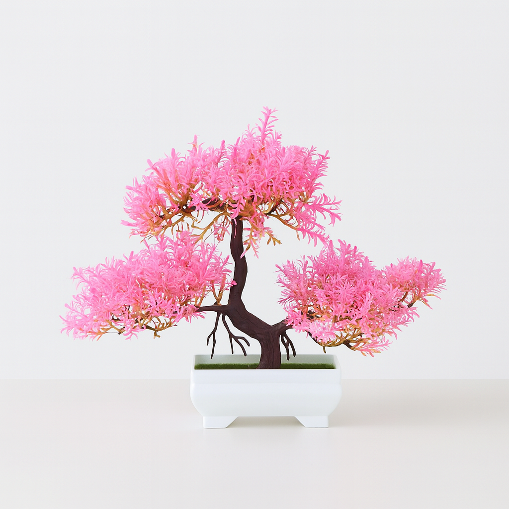 UV HOME – Artificial Bonsai Tree with Vibrant Decorative Foliage