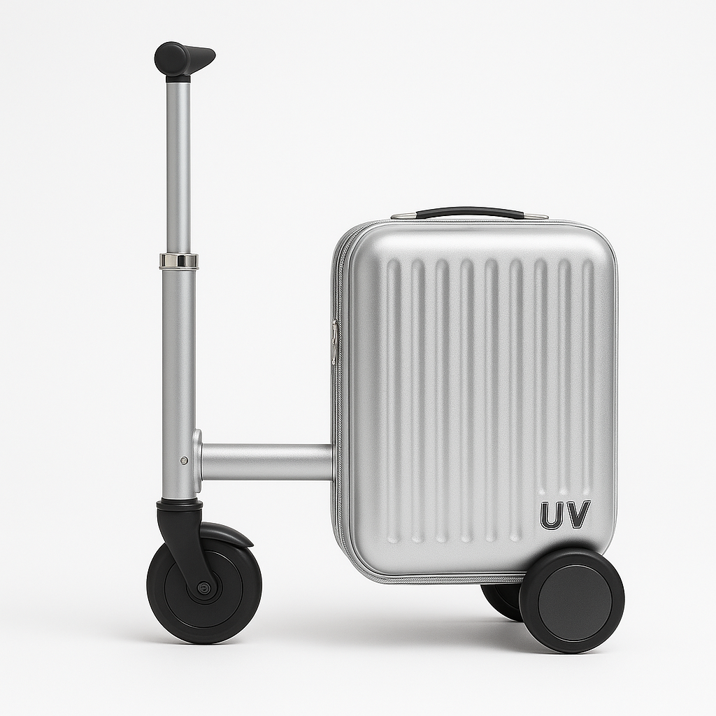 UV HOME – 20-Inch Smart Electric Suitcase for Cycling and Travel