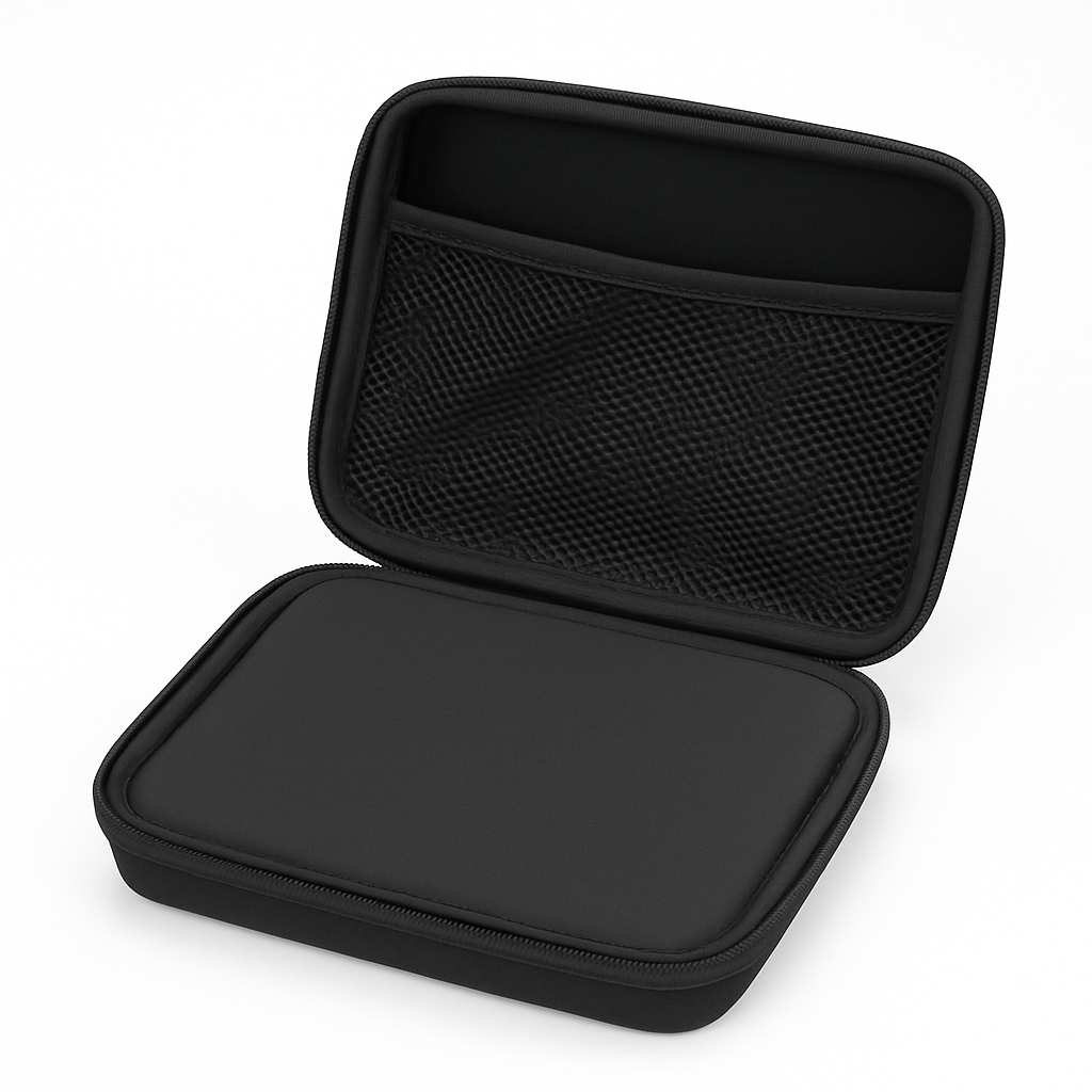 UV HOME Portable Hard Shell Storage Case with Mesh Pocket – Durable Travel Organizer