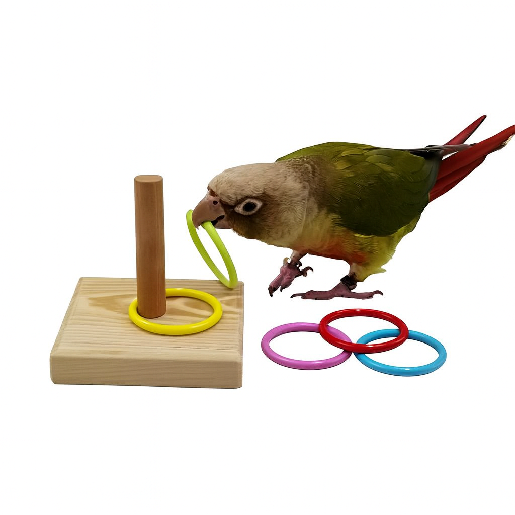 UV HOME Bird Training Ring Stacker Toy