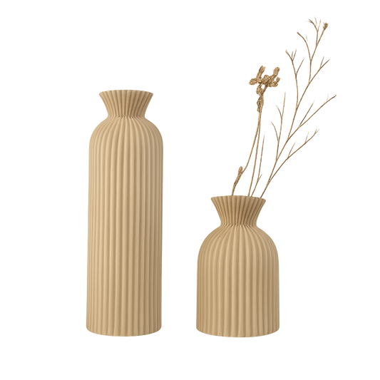 UV HOME – Elegant Black Plastic Vase | Boho Chic Decorative Centerpiece for Home, Office & Living Room