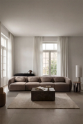 UV HOME 4-piece modular sofa in chenille Coquette