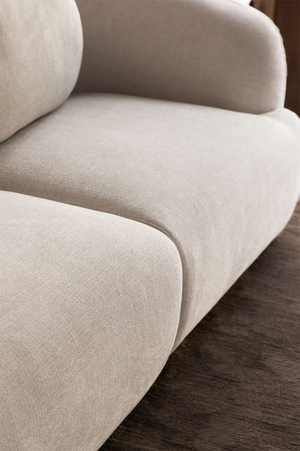 UV HOME 3-piece modular sofa in chenille Coquette
