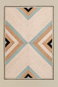 UV Home Rectangular rug 160x245 cm of natural jute Saina