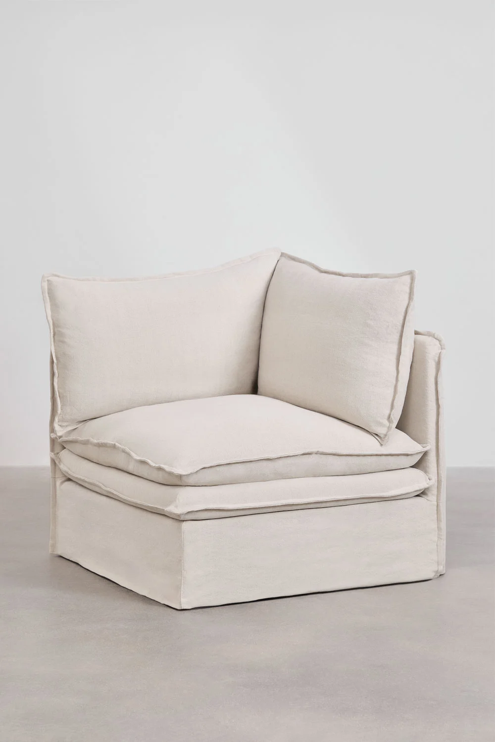 UV HOME Grace linen and cotton modular sofa corner module