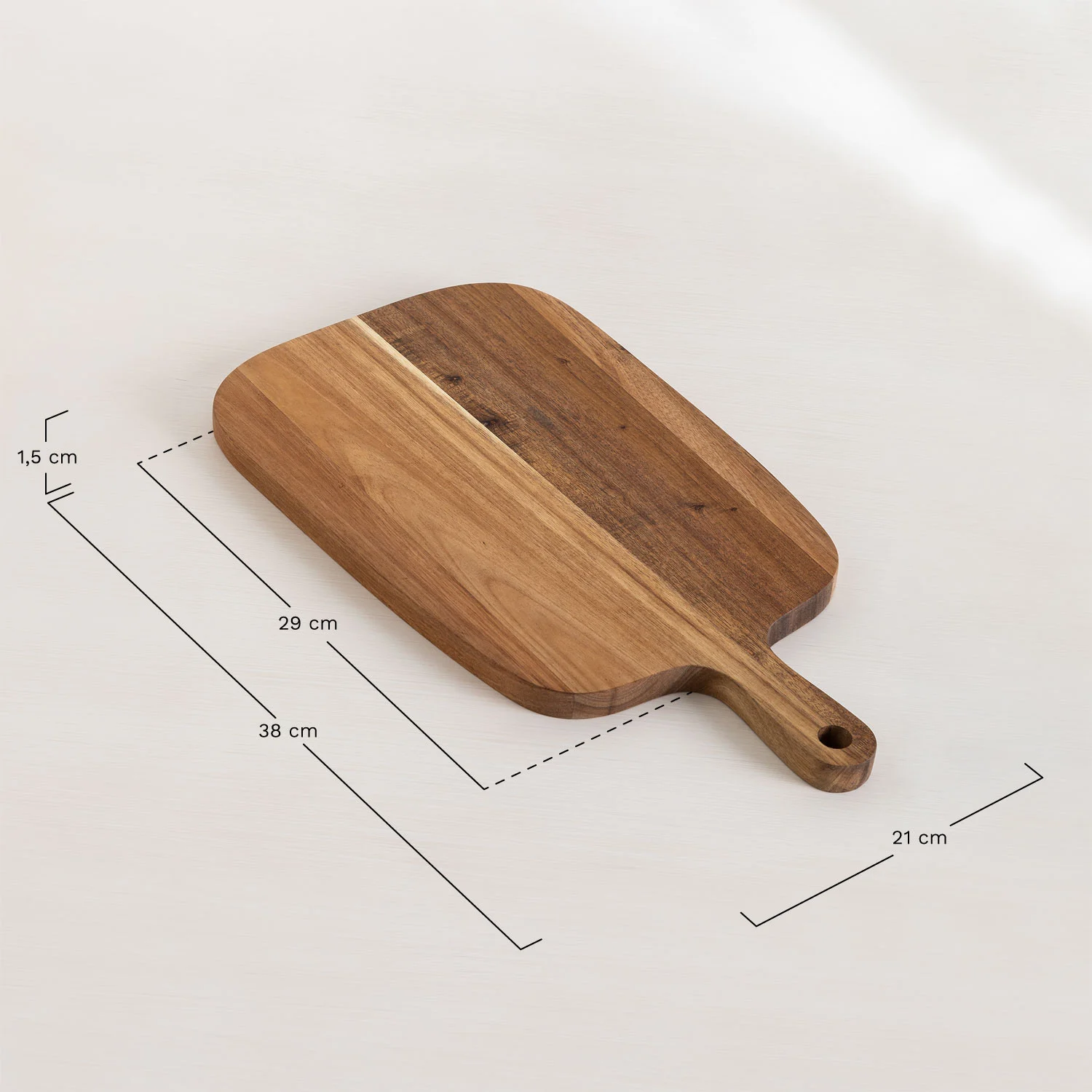 UV HOME Bera Acacia Wood Cutting Board