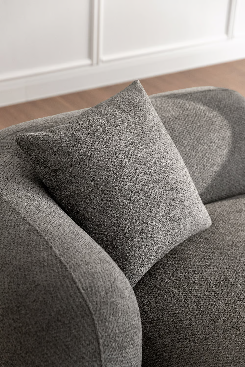 UV HOME Left chaise longue module for modular sofa in chenille Coco