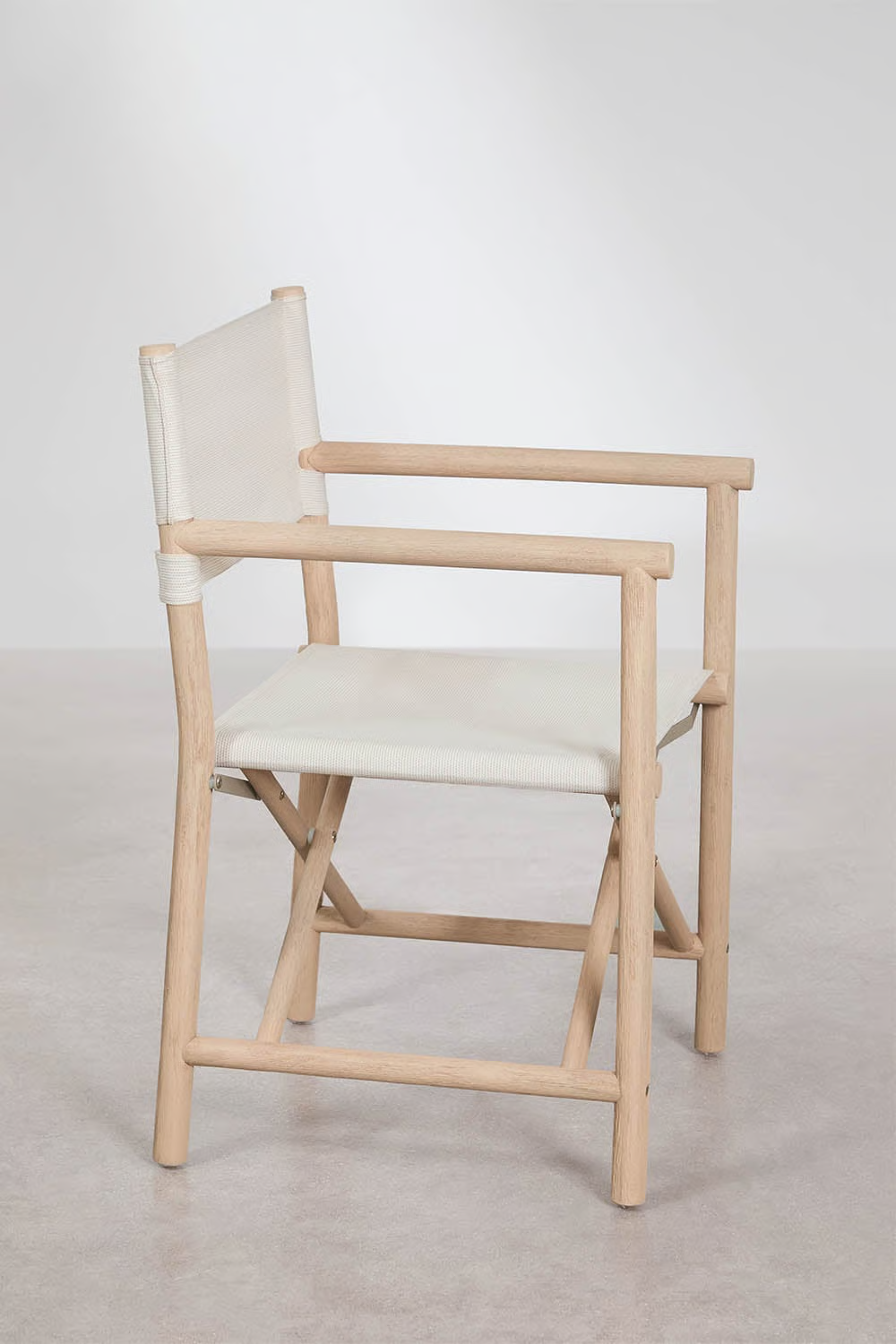 UV HOME Folding director's chair for the garden made of acacia wood Olivia