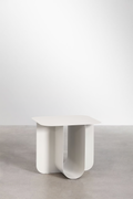 Norman Rectangular Garden Side Table 45 x 40 cm (Steel)