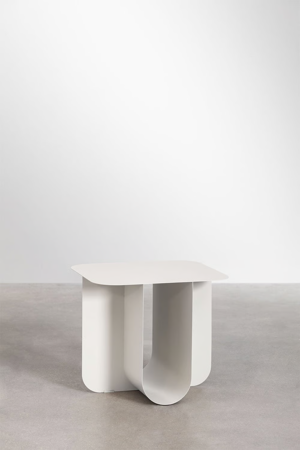 Norman Rectangular Garden Side Table 45 x 40 cm (Steel)