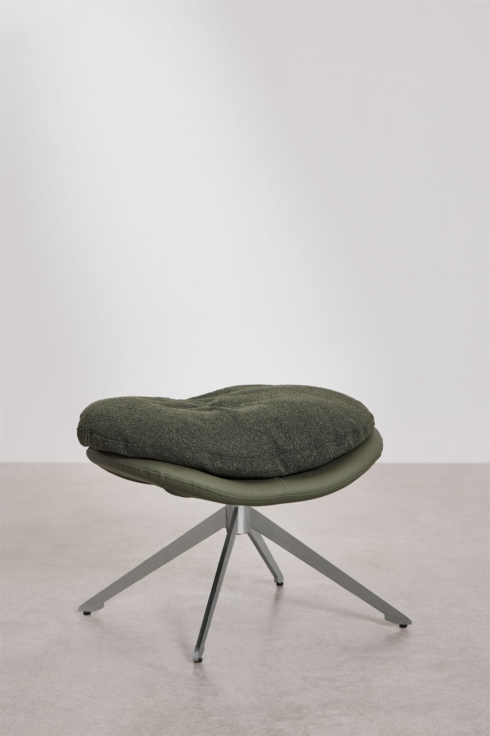 UV HOME Amanda Swivel Bouclé Footstool