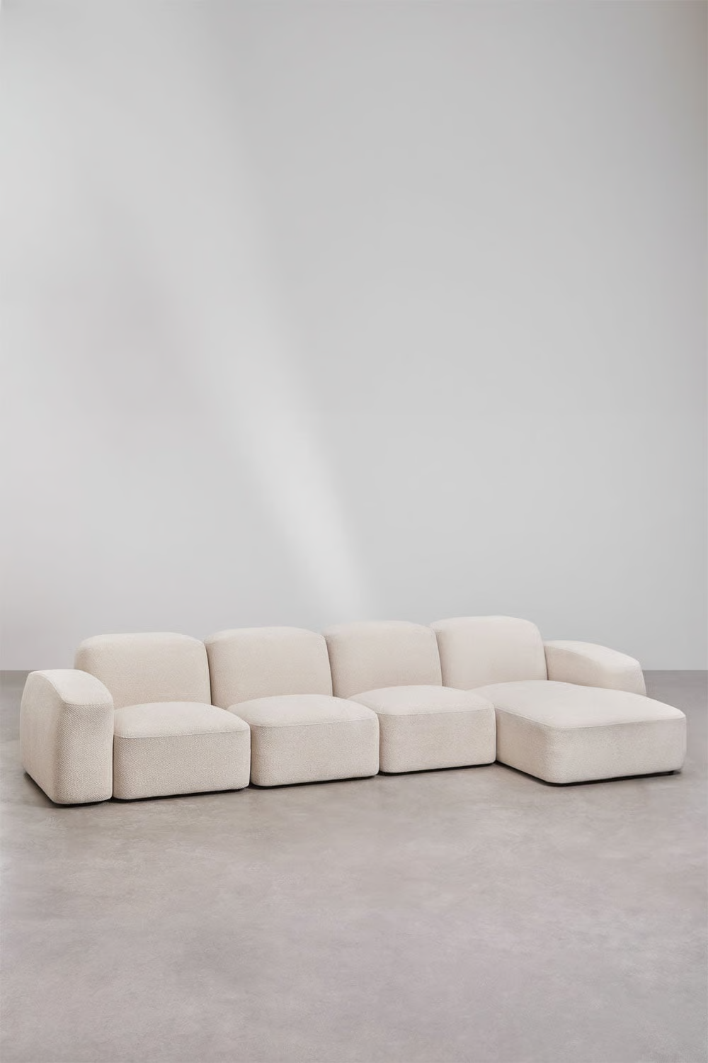 UV HOME Bastian 4-piece chaise longue modular sofa right