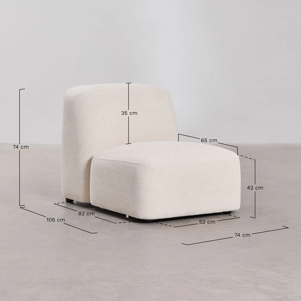 UV HOME Central module for Bastian modular sofa