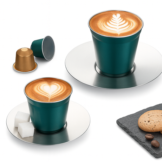 UV HOME Leeseph Stainless Steel Espresso Cups