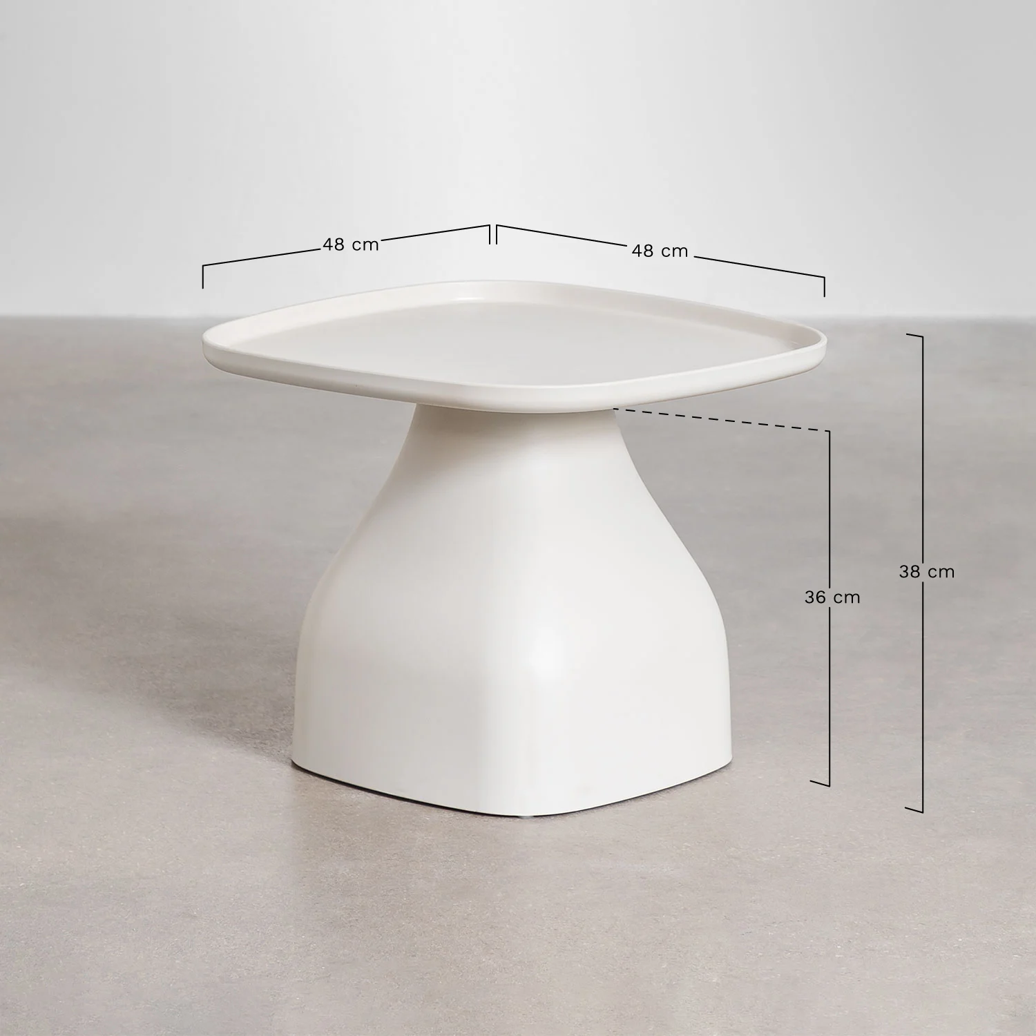 UV HOME Jubarri Square Garden Side Table