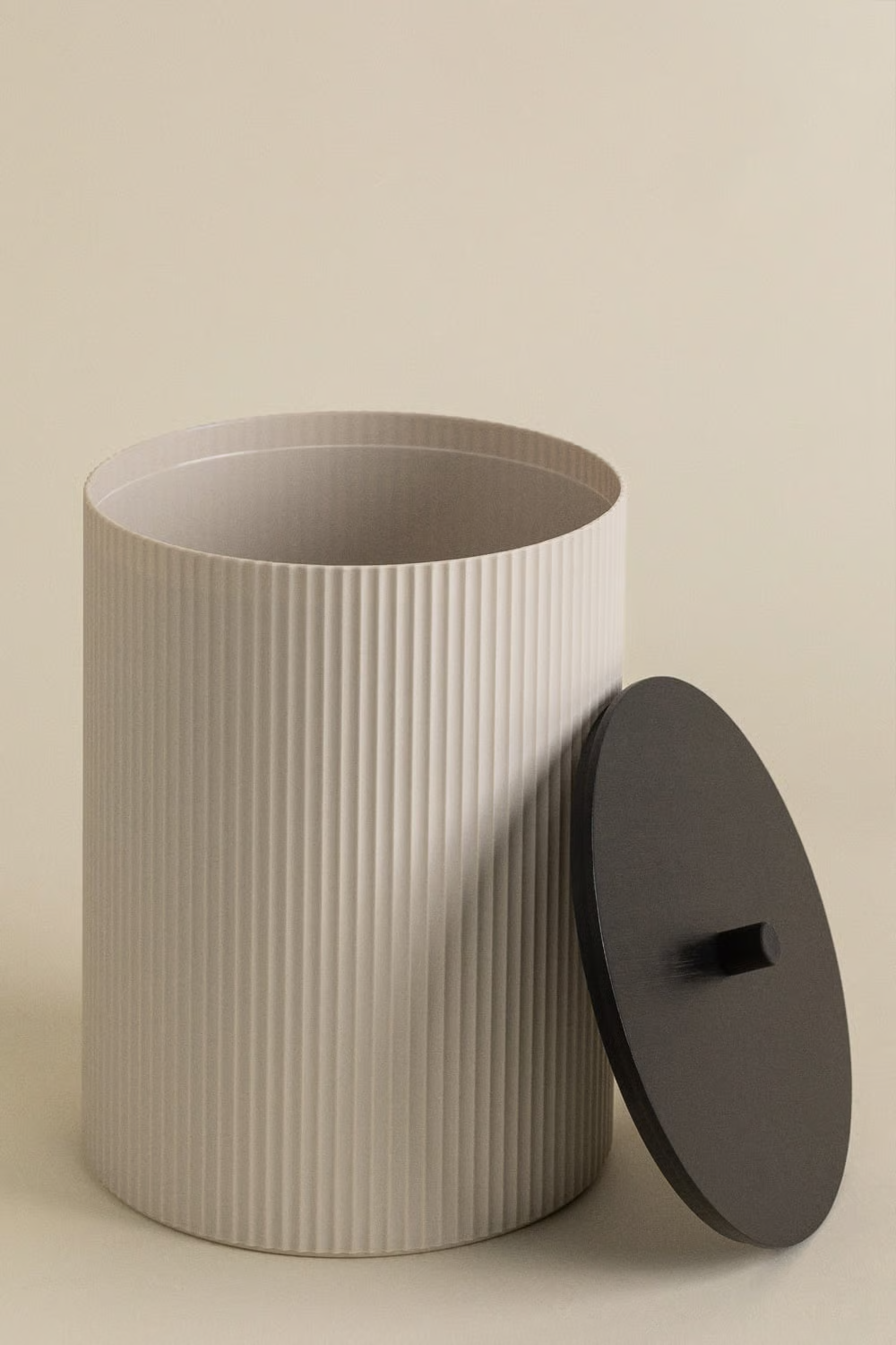 UV HOME Ozene ABS and Bamboo Trash Bin with Lid