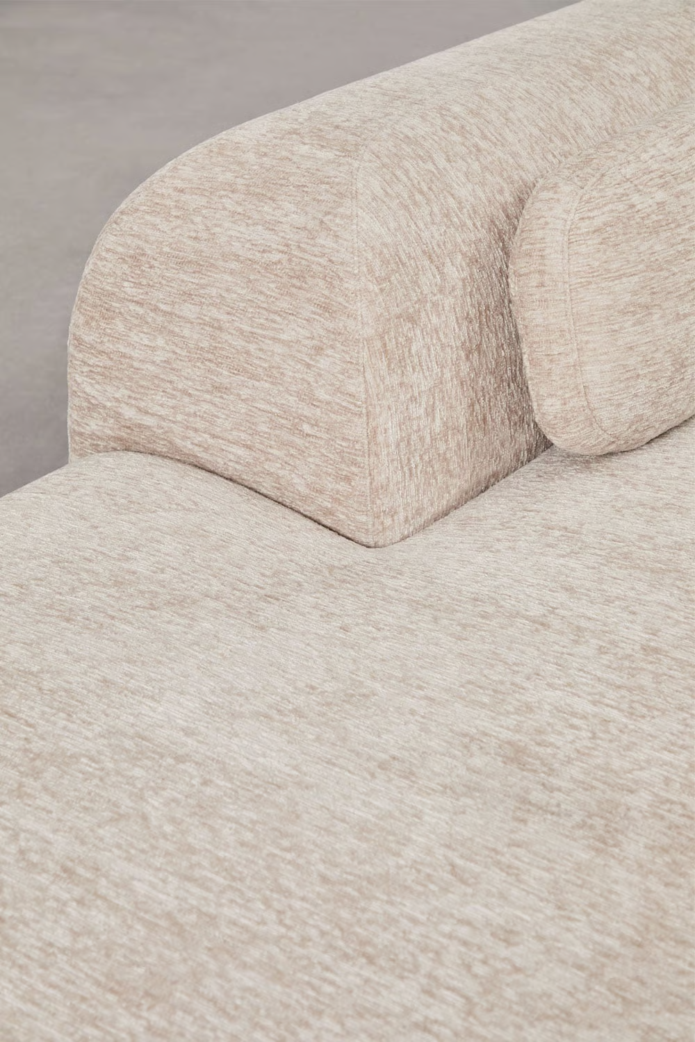 UV HOME Modular 3-part corner sofa with left divan in vacuum packed chenille Merida