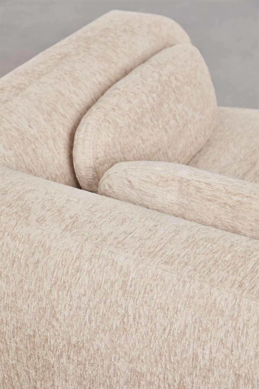 UV HOME Corner module for modular sofa in vacuum packed chenille Merida