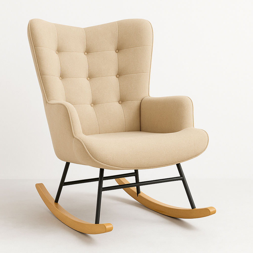 UV HOME Rosahqnda Modern Scandinavian Swing Chair