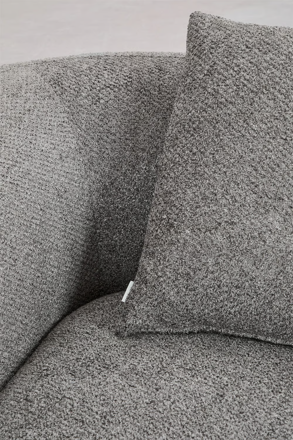UV HOME Left chaise longue module for modular sofa in chenille Coco