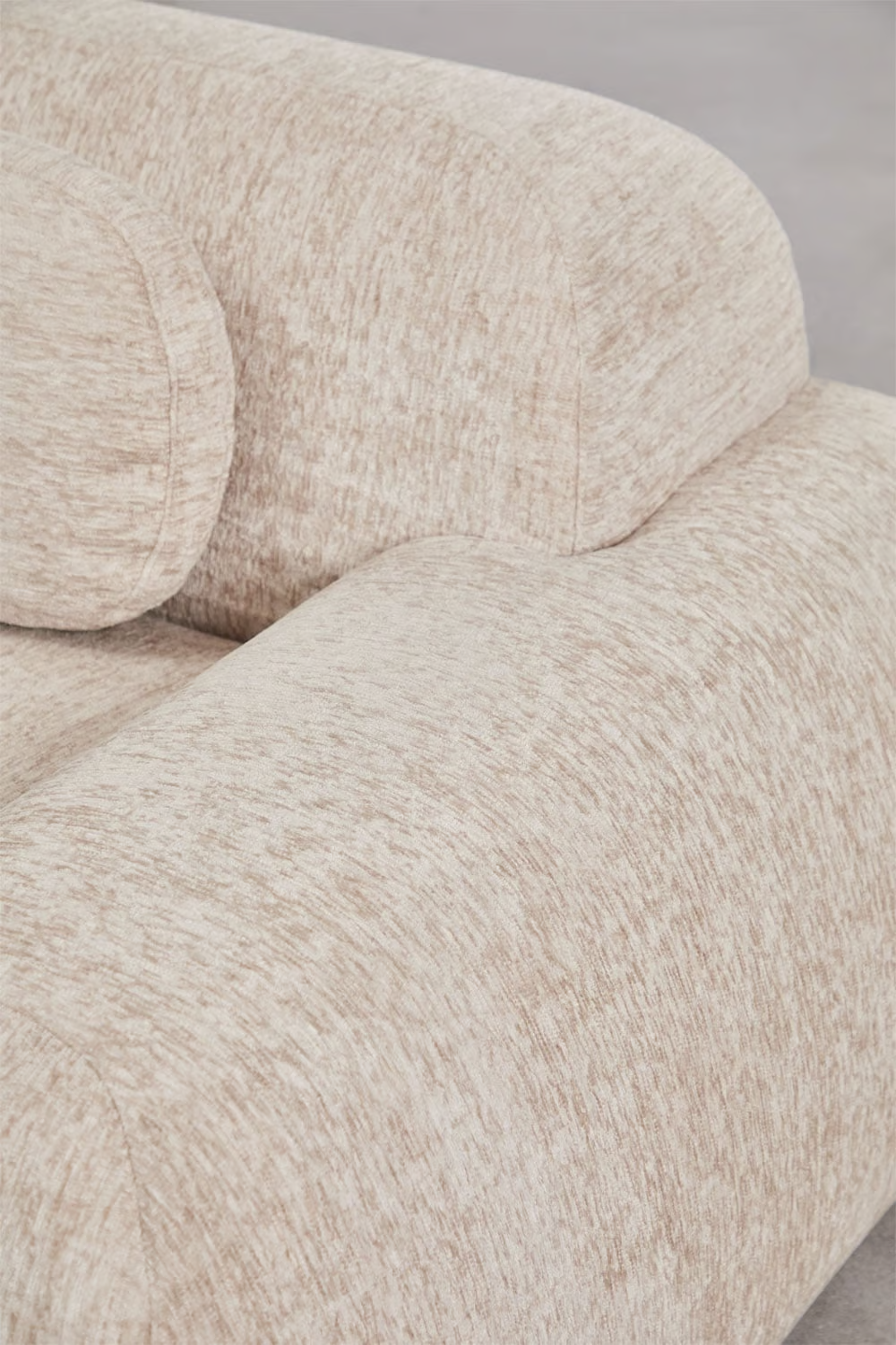 UV HOME 3-piece modular sofa in vacuum packed chenille Merida