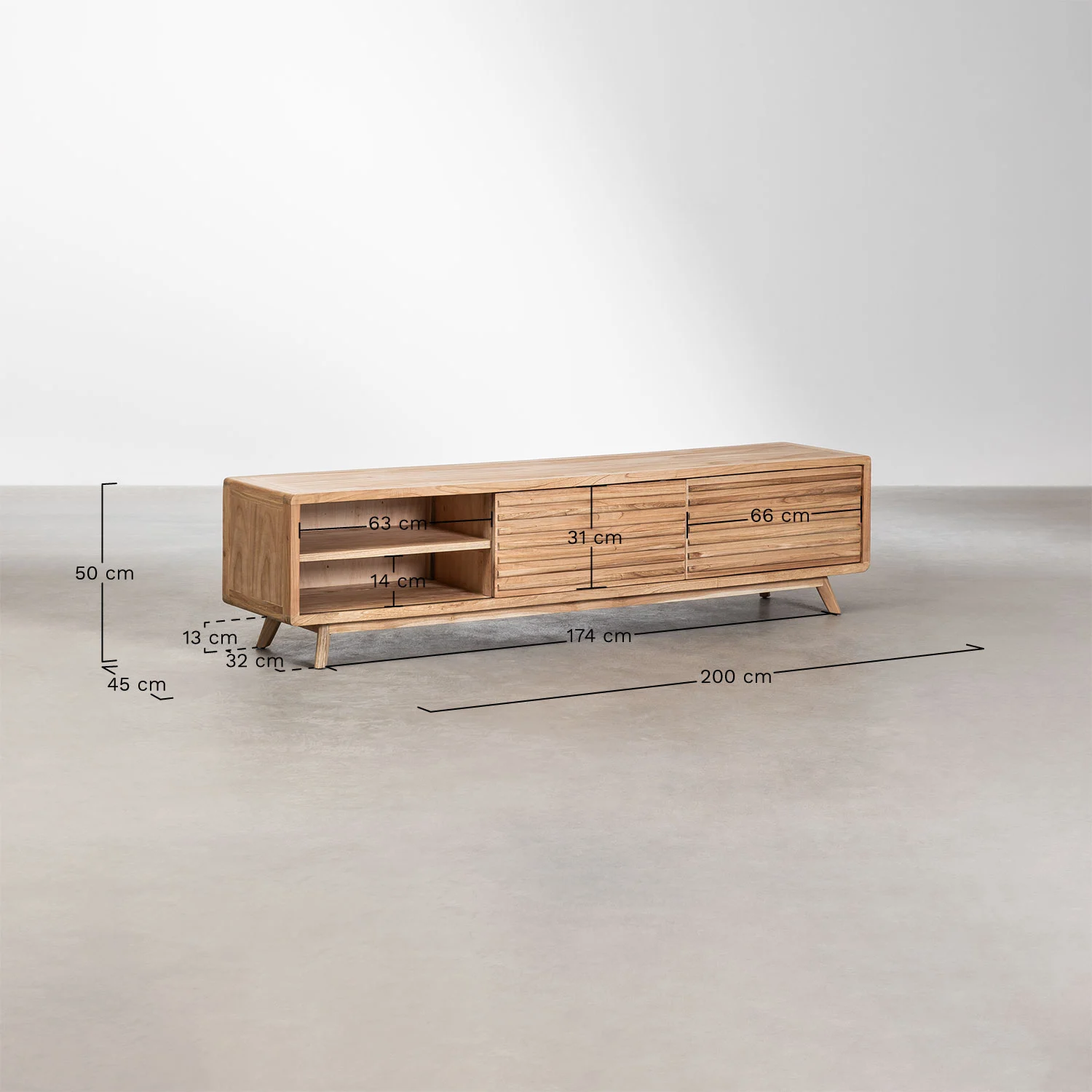 UV HOME Deleyna wooden TV cabinet