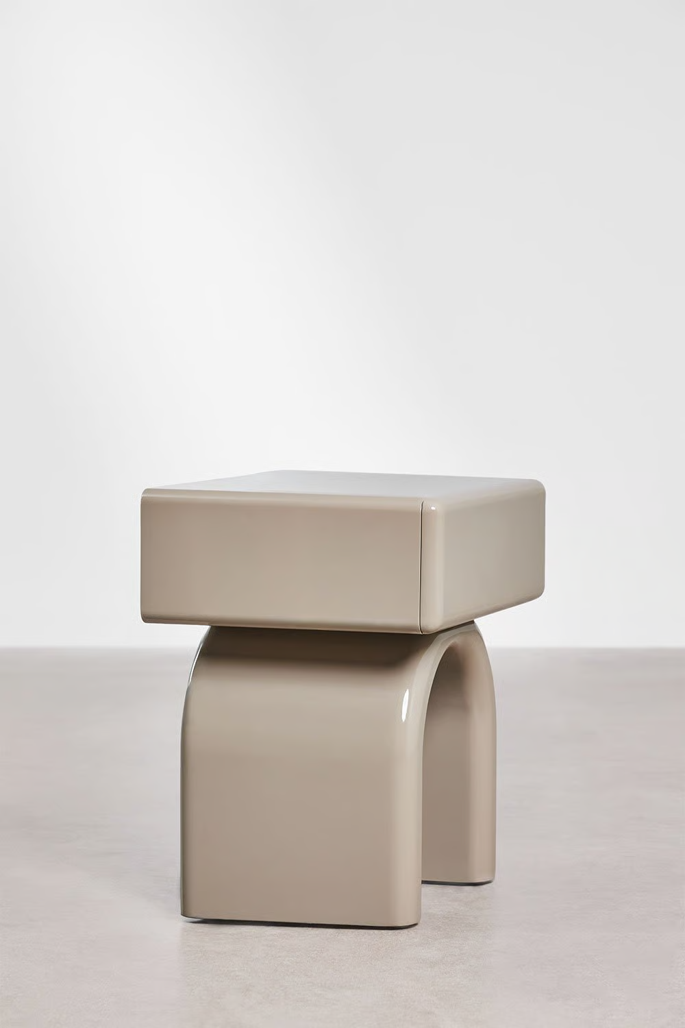 UV HOME Rectangular Bedside Table 50x40 cm in MDF Volire