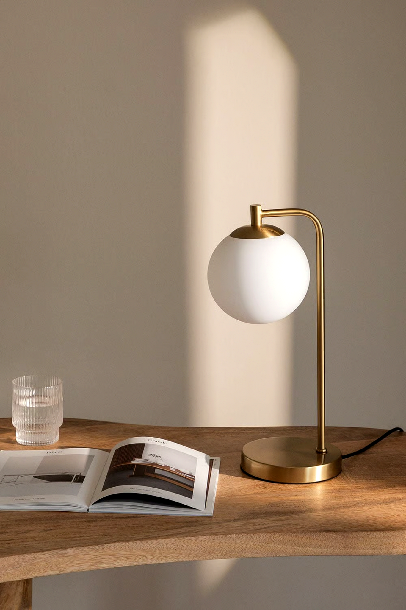 UV HOME Uvol Table Lamp – Glass Globe Design