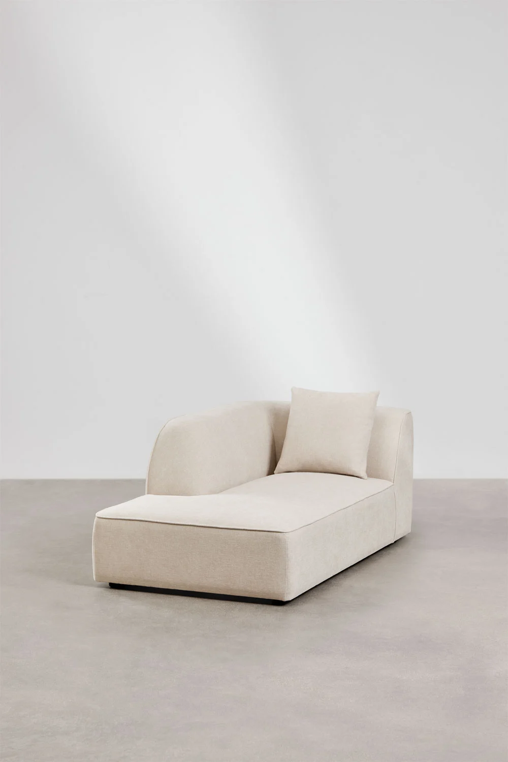 UV HOME Left chaise longue module for upholstered modular sofa Cardea