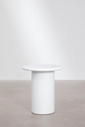 Namara Round Garden Side Table Ø45 cm in Cement