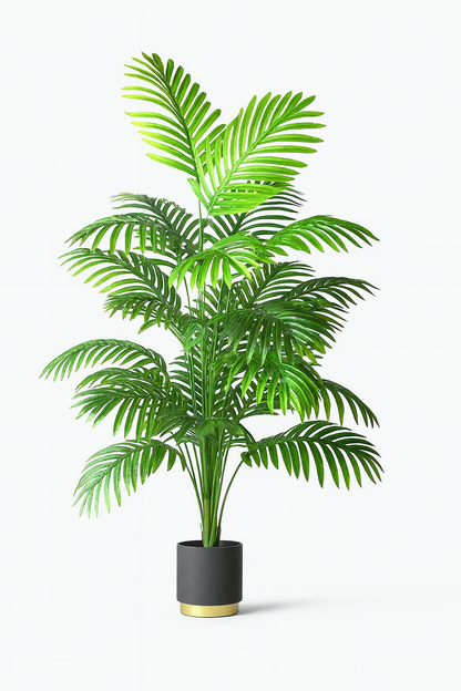 UV HOME Artificial Palm Plant 90 – 120cm Tall Indoor Decorative Greenery with Pot