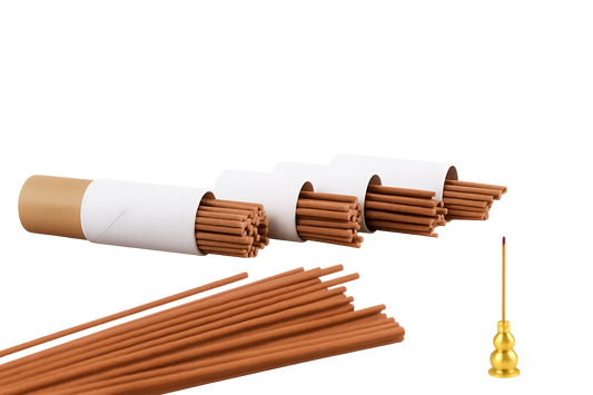 UV HOME Natural Incense Sticks with Holder – 12 Inch Long-Lasting Aromatherapy