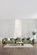 UV HOME Modular 3-piece sofa in chenille Coco