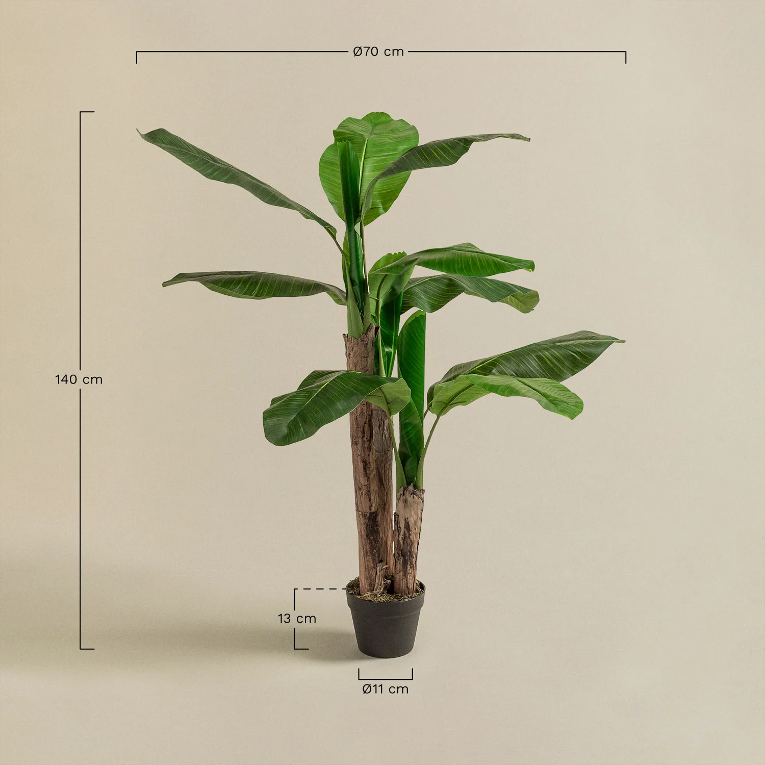UV HOME Decorative Artificial Plant Banana Plant