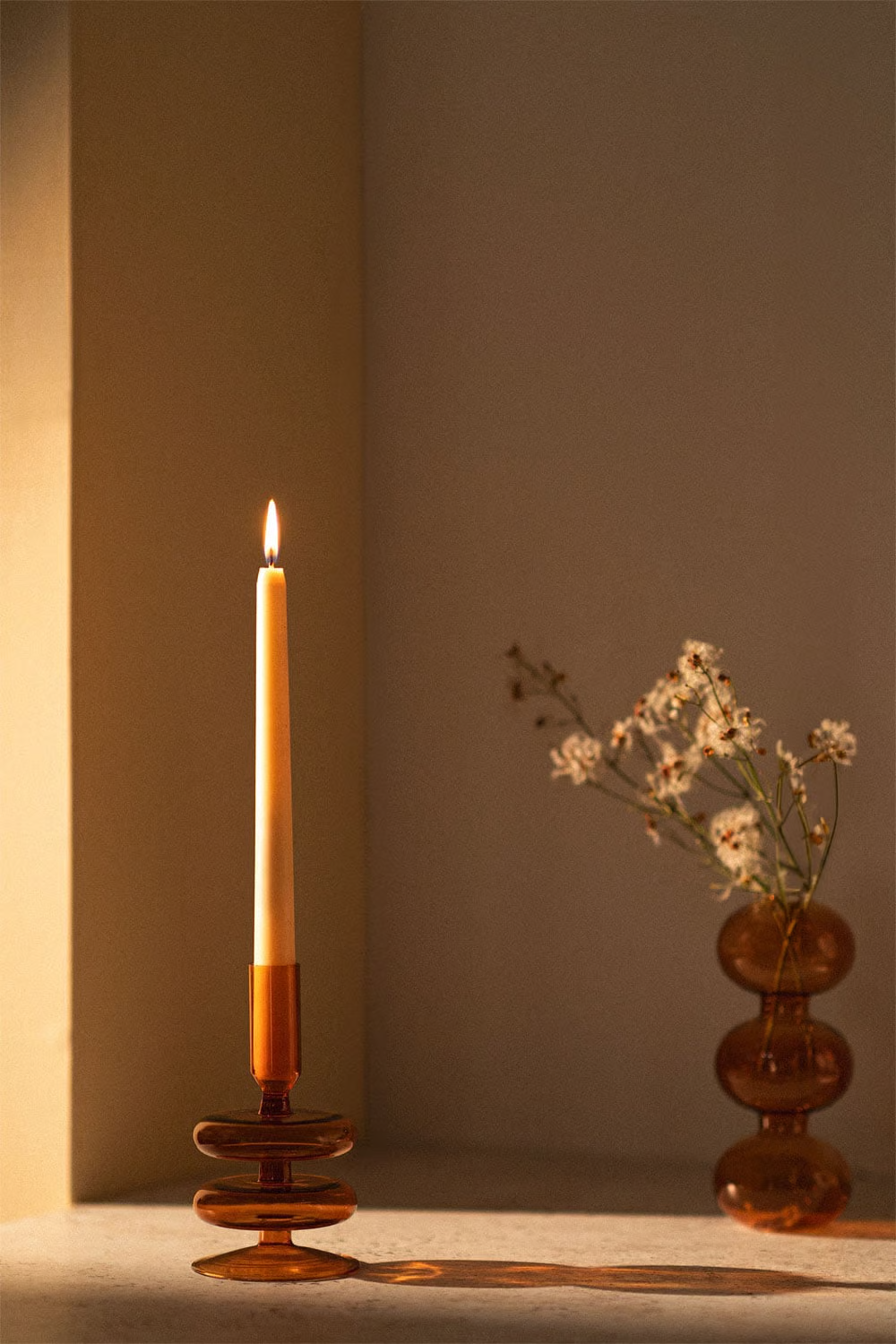 UV HOME Olmeto Glass Candle Holder