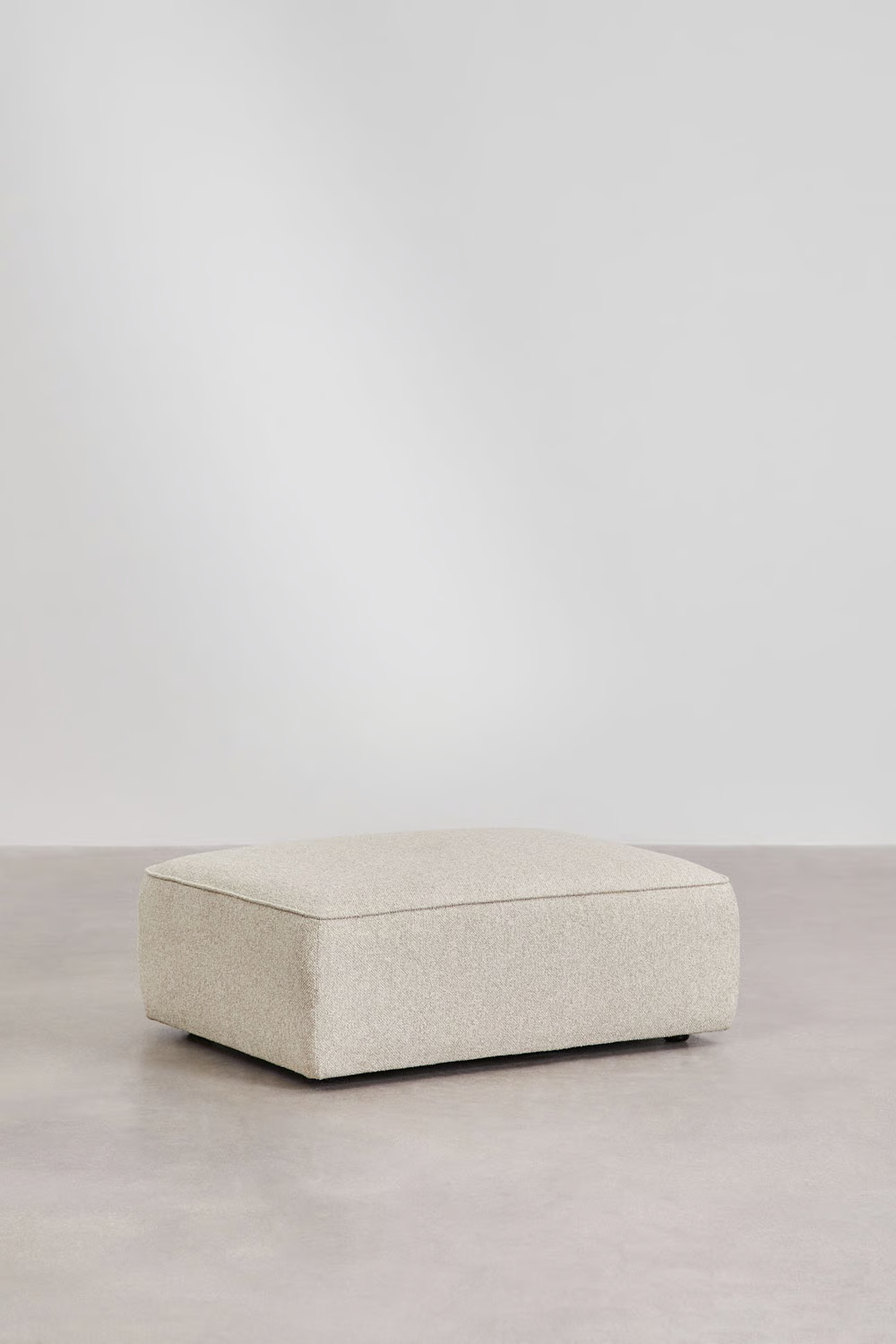 UV HOME Cardea 2-piece modular corner sofa with upholstered pouf