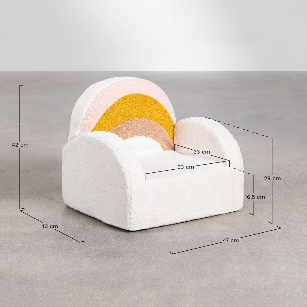 UV Home Sainy Kids sheepskin armchair
