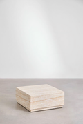 UV Home Imala Square Coffee Table  – Travertine Concrete Look