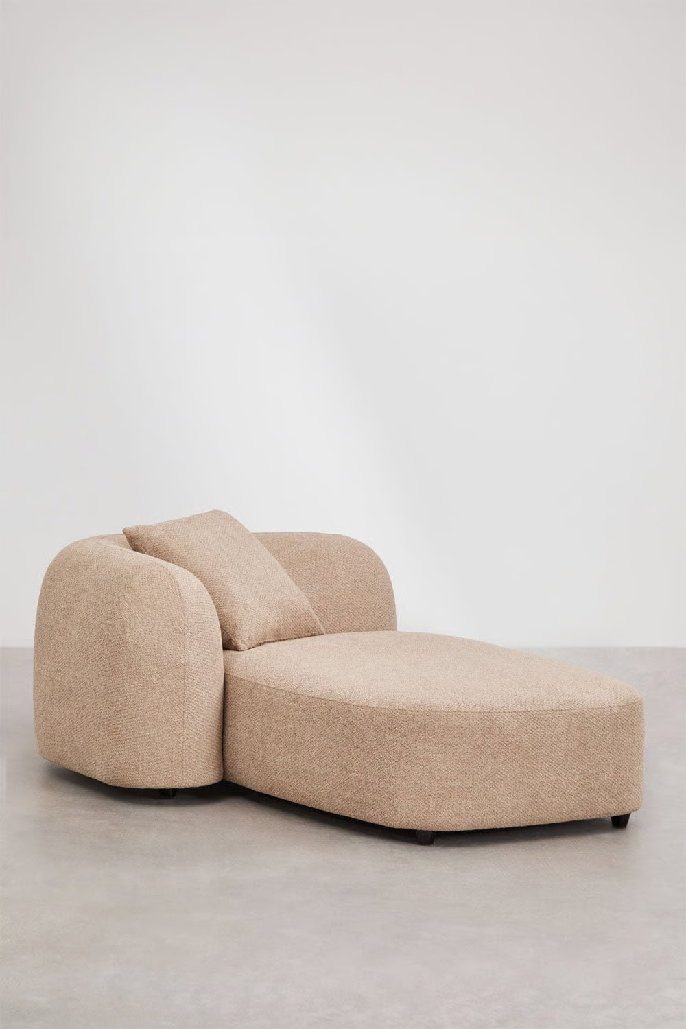 UV HOME Modular sofa with left chaise longue of 2 parts in chenille Coco