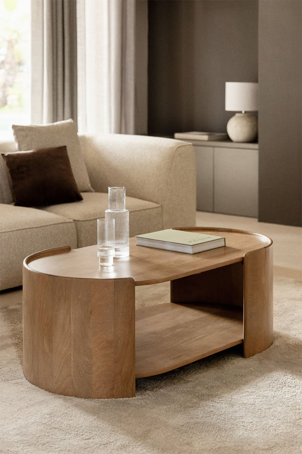 UV HOME Sidney Oval Coffee Table