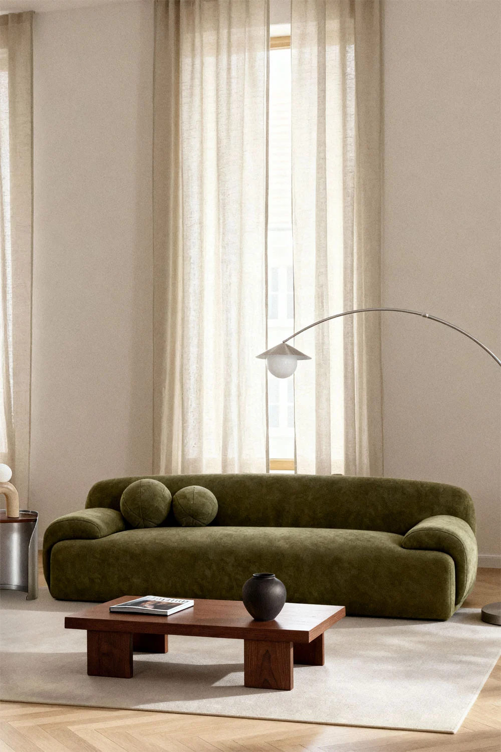 UV Home 3-Seater Sofa Shirina Upholstered