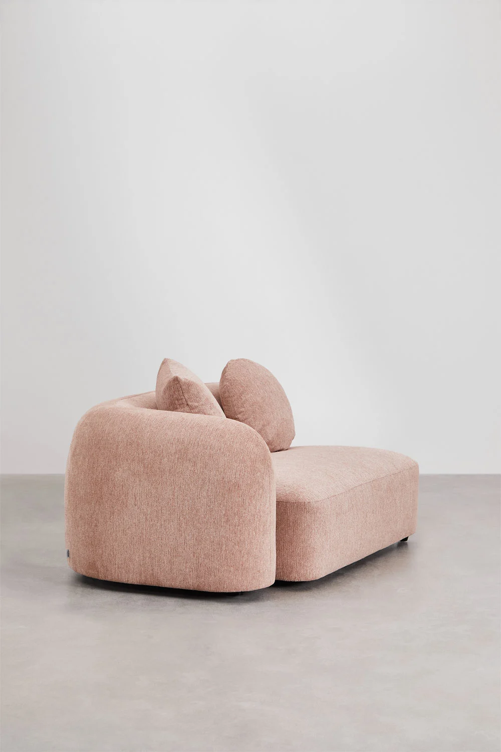 UV HOME 2-seater left corner module for modular sofa in Coco chenille