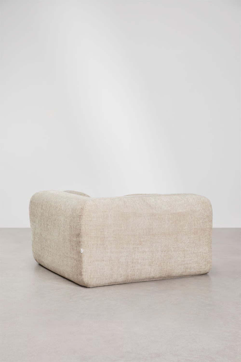 UV HOME Corner module for modular sofa in vacuum packed chenille Merida
