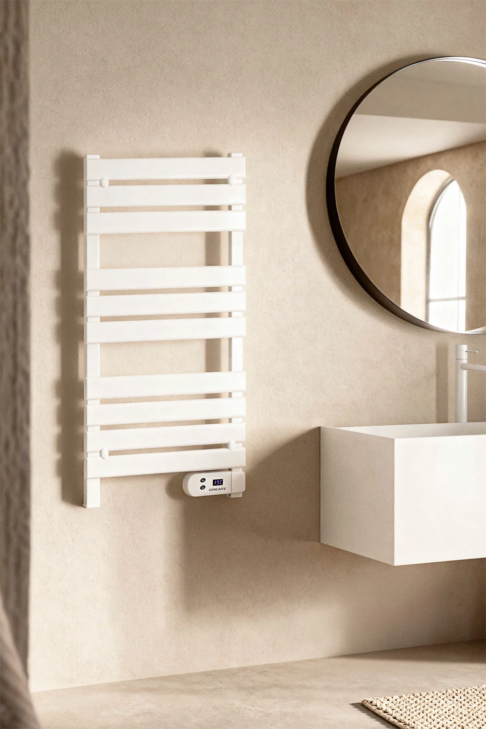 UV HOME Wall-Mounted Electric Towel Warmer 500W