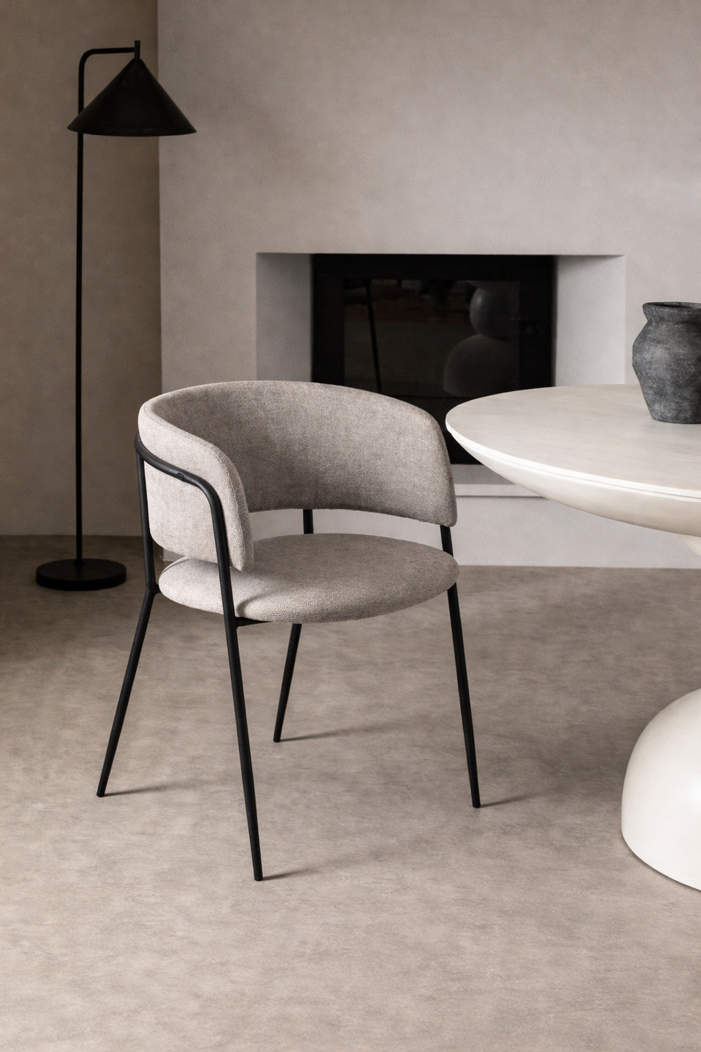 UV HOME Nalon Dining Chair – Upholstered