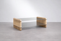 UV Home Tokyo Rectangular Coffee Table  – Mango Wood & Steel